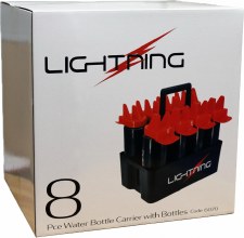 Lightning Hygiene 8 Piece 1 Litre Waterbottles & Carrier Set